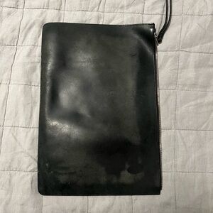 Rudsak envelope distressed leather clutch